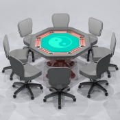 Revit Family-Poker Table-3