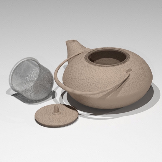 Revit Family-Tetsubin Tea Pot