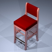 Revit Family-Blackjack Stool-2