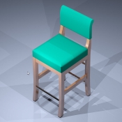 Revit Family-Blackjack Stool-3