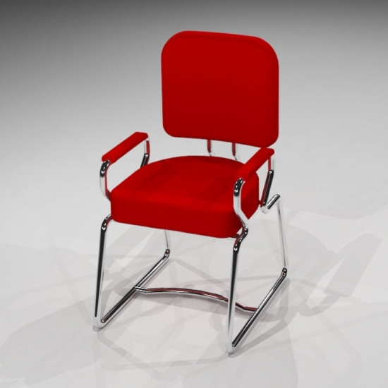 Revit Family-Carrel Chair