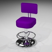 Revit Family-Slot Machine Stool-5