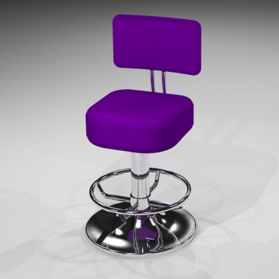 Revit Family-Slot Machine Stool-5